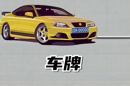 车牌号的谐音读